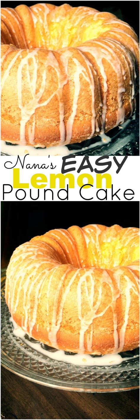 There's nothing so tempting as seeing everyone dive into a slice of chocolate cake. Easy Lemon Pound Cake | Aunt Bee's Recipes (With images) | Lemon pound cake recipe, Lemon ...