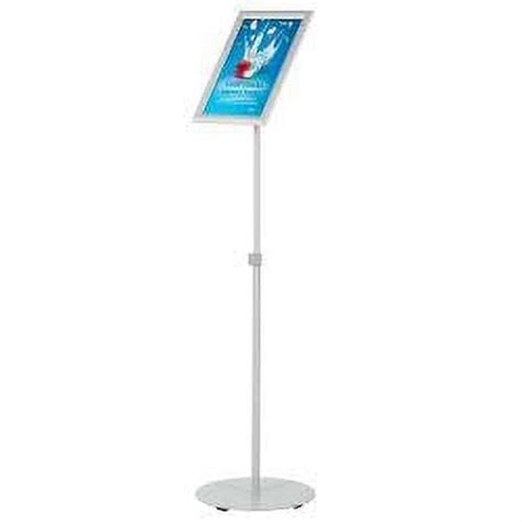 Mandt Displays Pedestal Sign Holder Floor Stand Wtelescoping Post And Easy