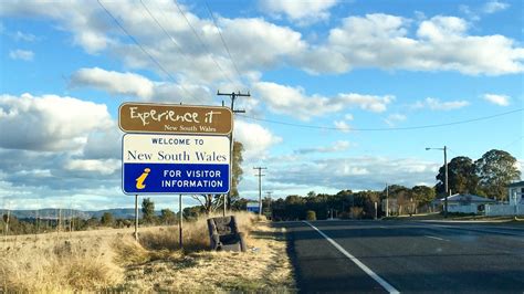 Crossing The Queenslandnew South Wales Border Via The New England