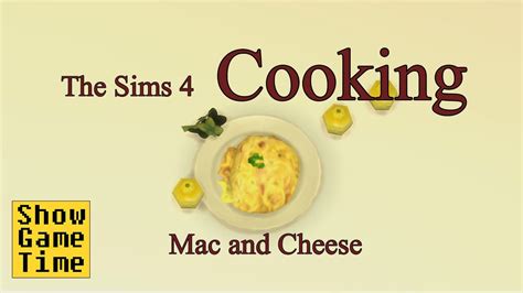 Sims 4 Mac And Cheese