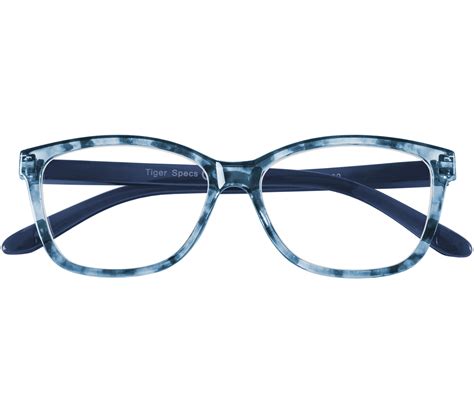 Courtney Blue Reading Glasses Tiger Specs