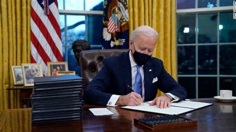 Biden S Executive Orders In His First Days View The List