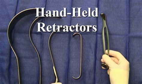 Surgical Instruments Hand Held Retractors Anatomy Guy