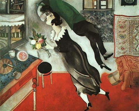 10 Best Kisses In Famous Artworks Marc Chagall Chagall Paintings