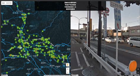 大阪(28345) 兵庫(20027) 京都(6665) 滋賀(6066) 奈良(5318). 群馬県の交通死亡事故発生箇所データをヒートマップにして ...