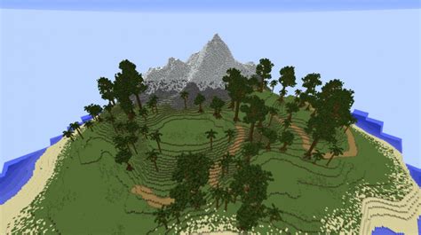 Blank Island Template Minecraft Map