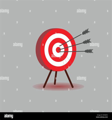 Arrows Target Practice Stock Vector Images Alamy
