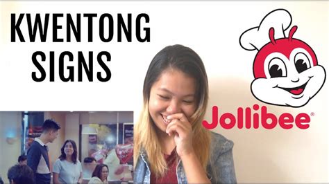 Kwentong Jollibee 2018 Signs Reaction Video Youtube
