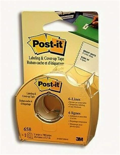 Post It Labeling And Cover Up Tape 658 254 Mm X 177 M 3m New Zealand