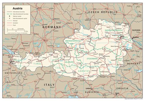 723x423 / 96 kb go to map. Maps of Austria | Detailed map of Austria in English ...