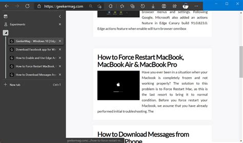 How To Use Vertical Tabs Feature In Microsoft Edge Guidetech