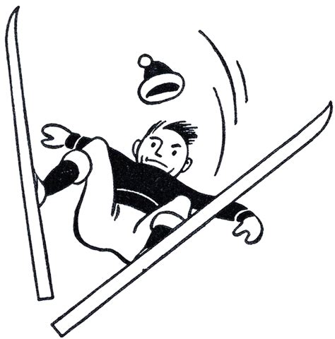 Skiing Clipart Black And White Clip Art Library