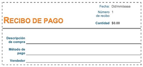 Formato Recibo De Pago Plantillas Excel Word Pdf 2024