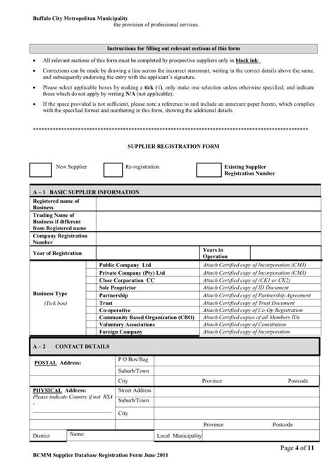 Buffalo City Municipality Database Pdf Form Formspal