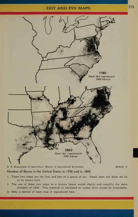 Movement Of Slaves In The United States Between 1790 And 1860