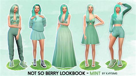 The First Mint Lookbook For The Not So Berry Challenge Rsims4