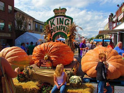 King Pumpkin At The Barnesville Ohio Pumpkin Festival Pumpkin