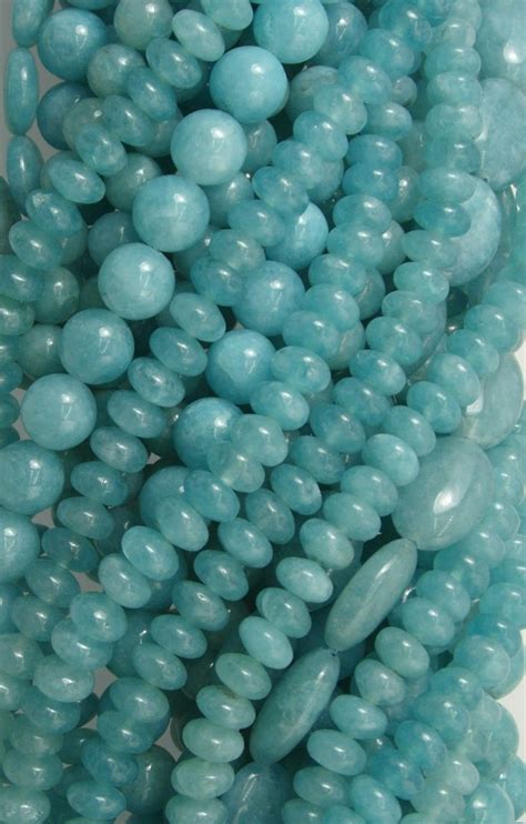 Blue Sponge Quartz Beads Dyed Real Unique Summer Blue With Internal