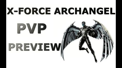 Marvel Avengers Alliance X Force Archangel Pvp Preview Youtube