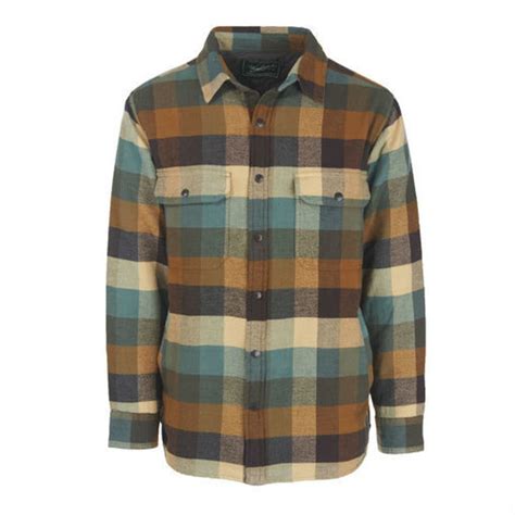 Woolrich Mens Oxbow Bend Lined Flannel Shirt Jac