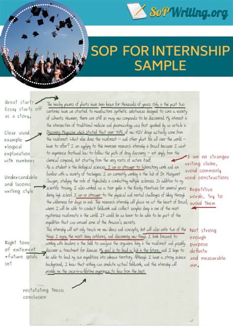 Statement Of Purpose For Internship Lasopaau