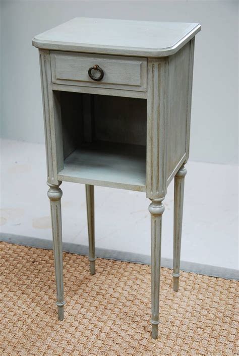 French Painted Bedside Table Stock Blanchard Collective Antiques
