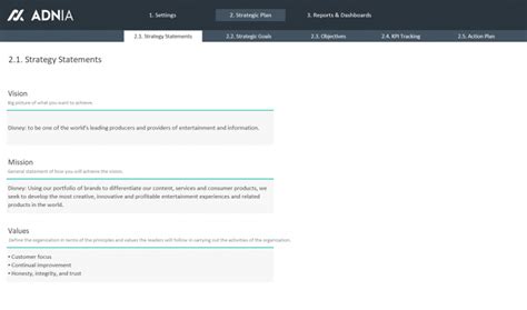 To ensure healthy returns in the future, senior executives draw up pla. Strategic Plan Template Excel | Adnia Solutions