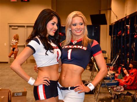 Texans Cheerleaders Hardest Working Fans Houston Chronicle