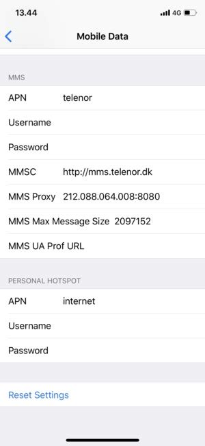 Set Up Mms Apple Iphone X Ios 11 Device Guides