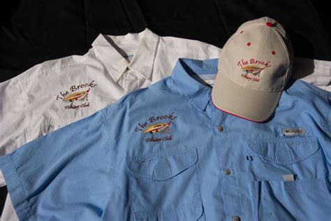 Embroidered Shirts Brooks Fishing Club