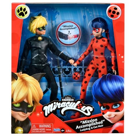 Miraculous Ladybug And Cat Noir Fashion Dolls Pack Smyths Toys Uk