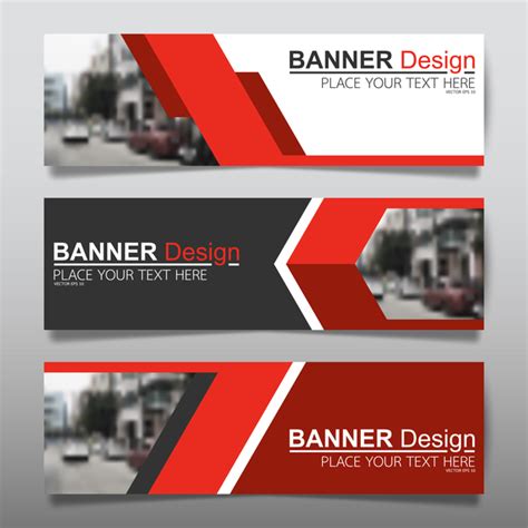 Vector Set Of Modern Banners Template Design 12 Vector Banner Free