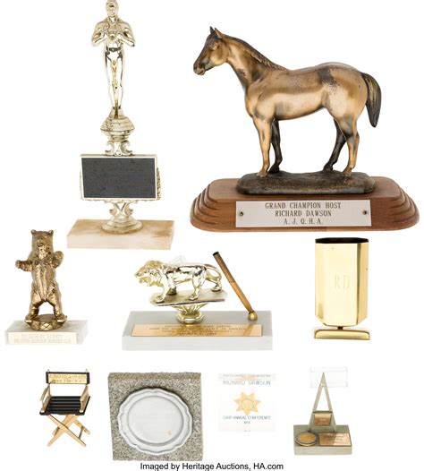 A Richard Dawson Group of Awards, 1970s-1980s.... Movie/TV | Lot #89152