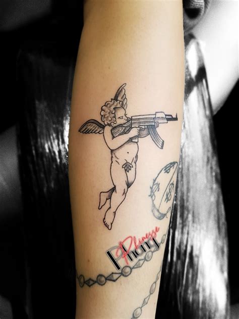 Details More Than 71 Cupid With Gun Tattoo Latest Thtantai2