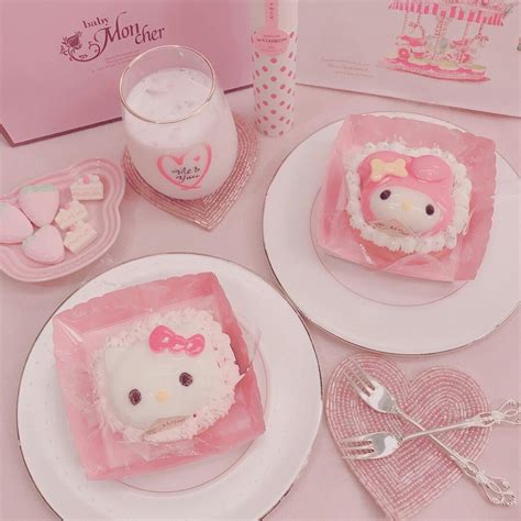 Sanrio Cute Desserts Pink Aesthetic Cute Desserts Kawaii Dessert