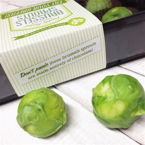 Chocolate Brussels Sprouts For Business Customers By Quirky T