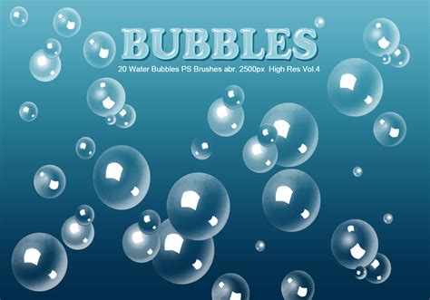 20 Water Bubbles Ps Brushes Abrvol4 Free Photoshop Brushes At