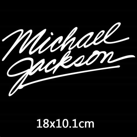 Michael Jackson Artistic Font Car Stickers And Decals Global Mj Shop
