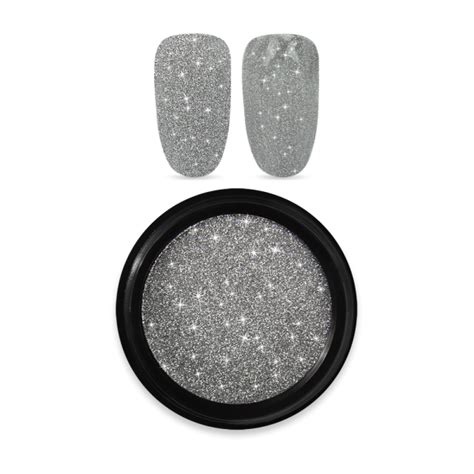moyra spotlight reflective powder 01 silver reformanails