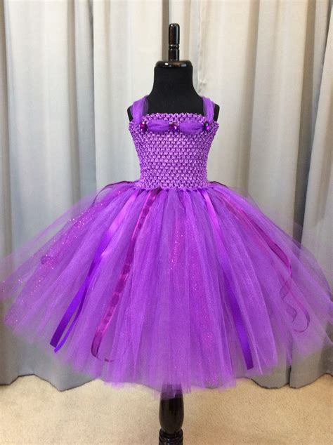 Purple Princess Tutu Dress Tutu Dress For Girls Princess Etsy