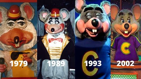 Evolution Of Chuck E Cheeses Animatronic Show Stages Chuck E Cheese