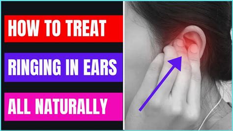How To Treat Tinnitus Naturally Ringing In The Ears Cure Youtube