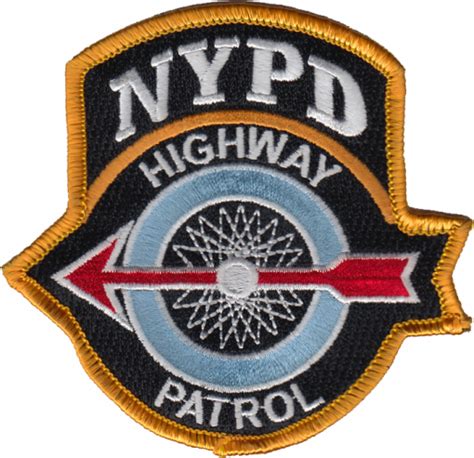 New York City Police Department Nypd Shoulder Patch Highway Patrol