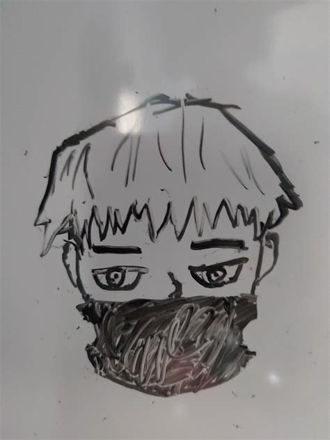 Simple Drawing Of Inumaki That I Drew On A Whiteboard Rjujutsukaisen