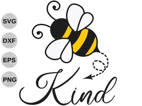 Svg  Positive Quote Svg Just Bee Kind Cutter Kind And Nice Kindness