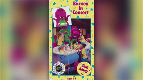 Barney In Concert 1991 1992 Vhs Youtube