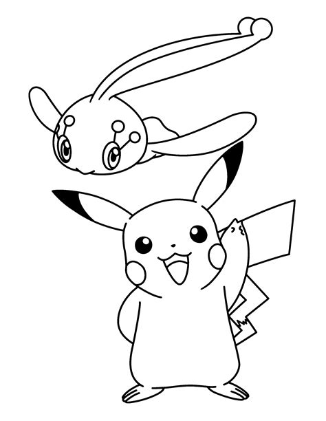 Dibujos Pikachu Para Imprimir