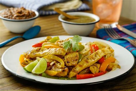 Receta De Fajitas De Pollo