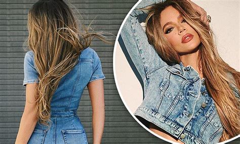 Khloe Kardashian Shows Off Her Toned Frame And Perky Backside In A