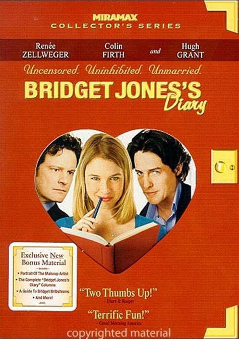 Bridget Jones S Diary Collector S Edition Dvd 2001 Dvd Empire